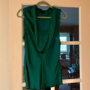 Sleeveless silky top